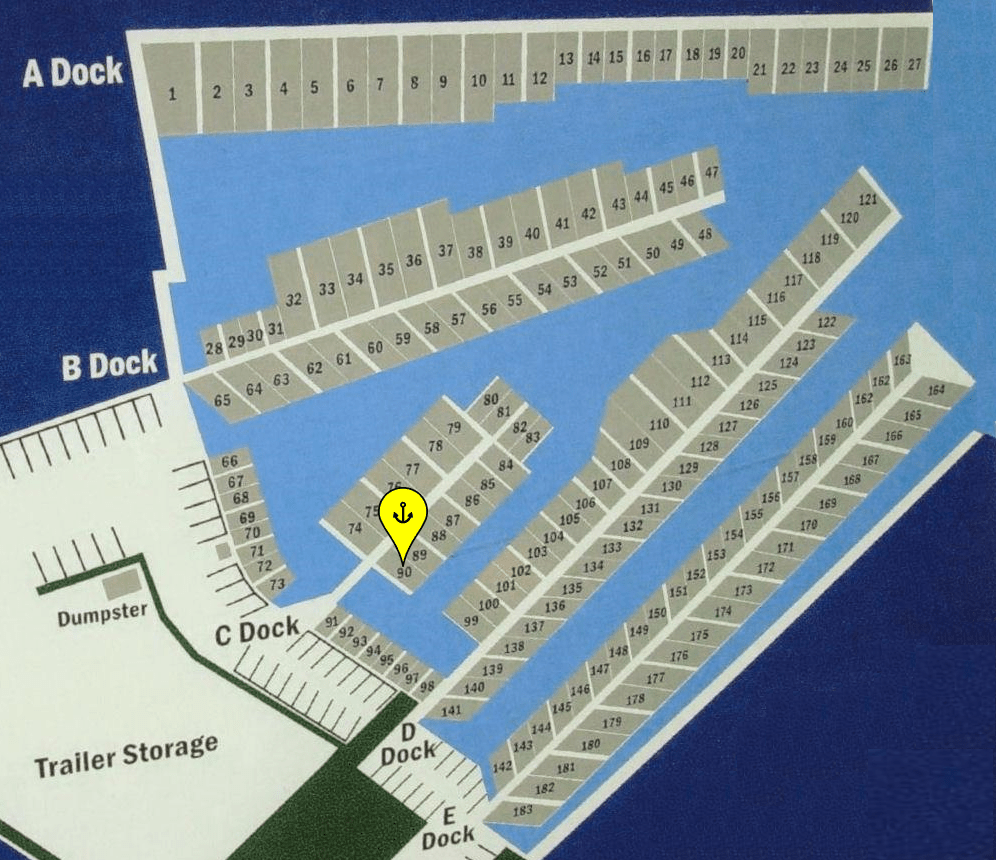 Available Marina Slips Parkshore Marina