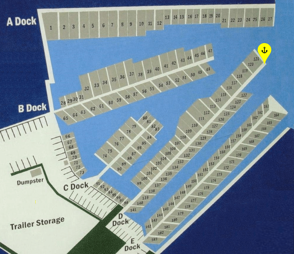 Available Marina Slips Parkshore Marina