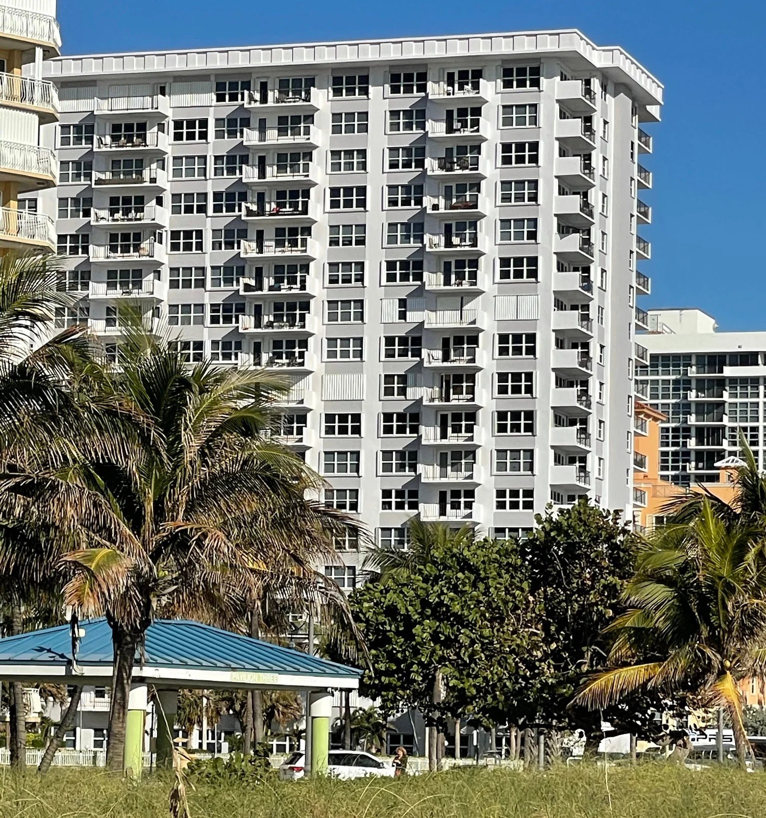 Parliament House Towers Condo Upscale Apartment Building in Pompano Beach Florida Beach