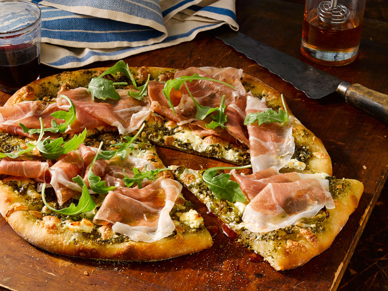 California Arugula Prosciutto Pizza Prosciutto Di Parma