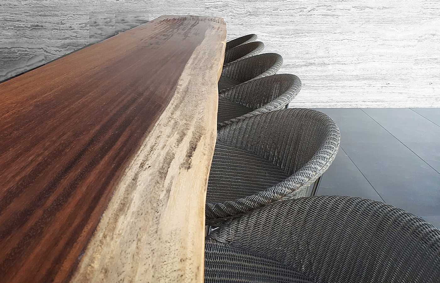 Parota Wood Countertops & Live Edge Wood Custom Modern Design