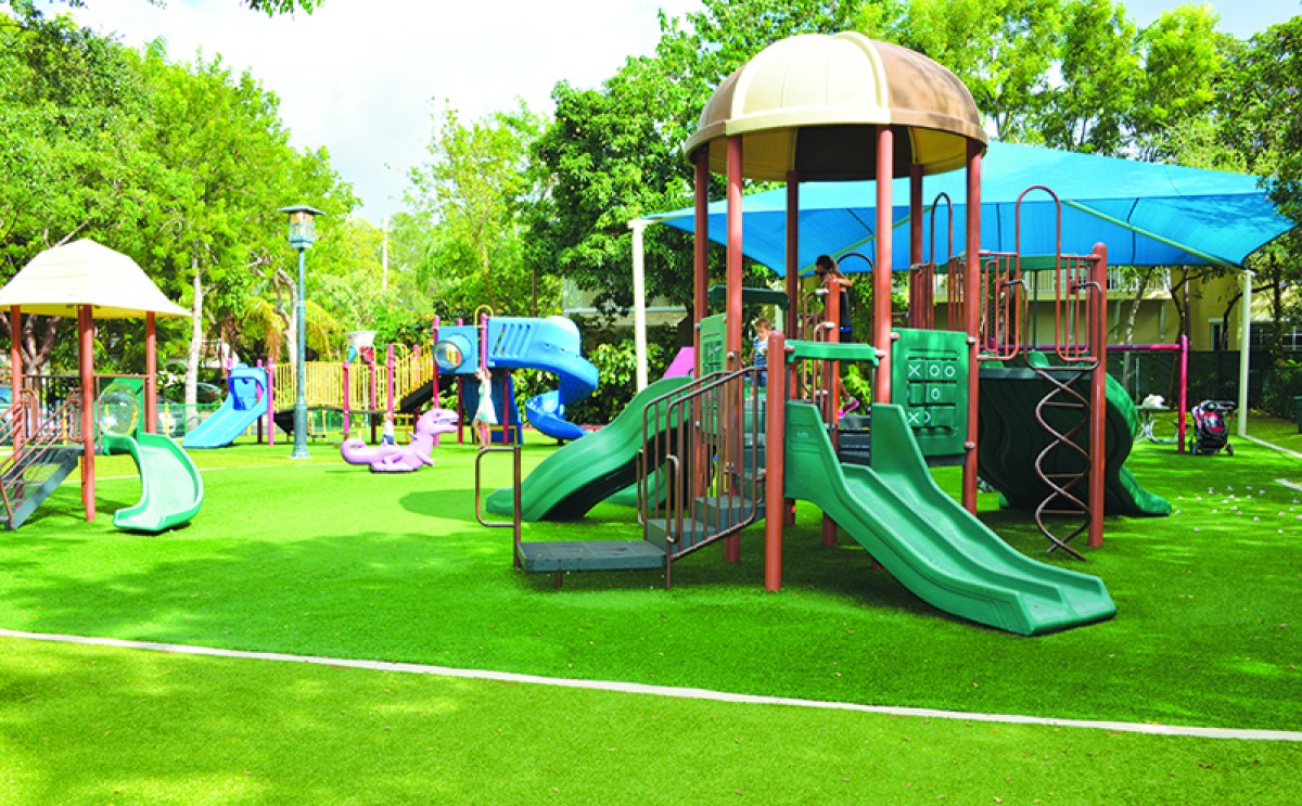 El área de juegos y la seguridad Parques Alegres I.A.P.