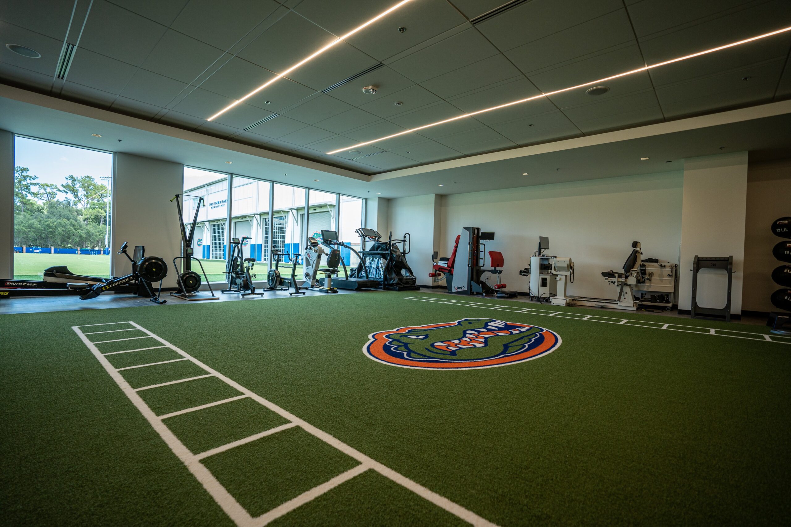 James W. "Bill" Heavener Football Training Center Parrish McCall