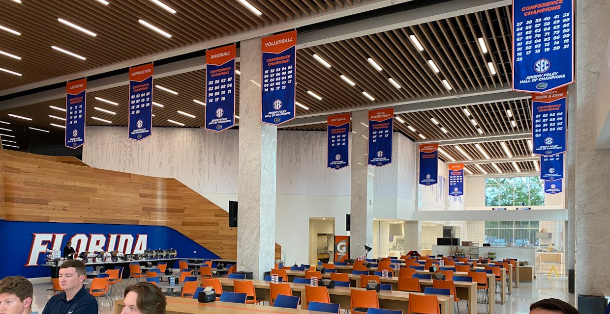 James W. "Bill" Heavener Football Training Center Parrish McCall