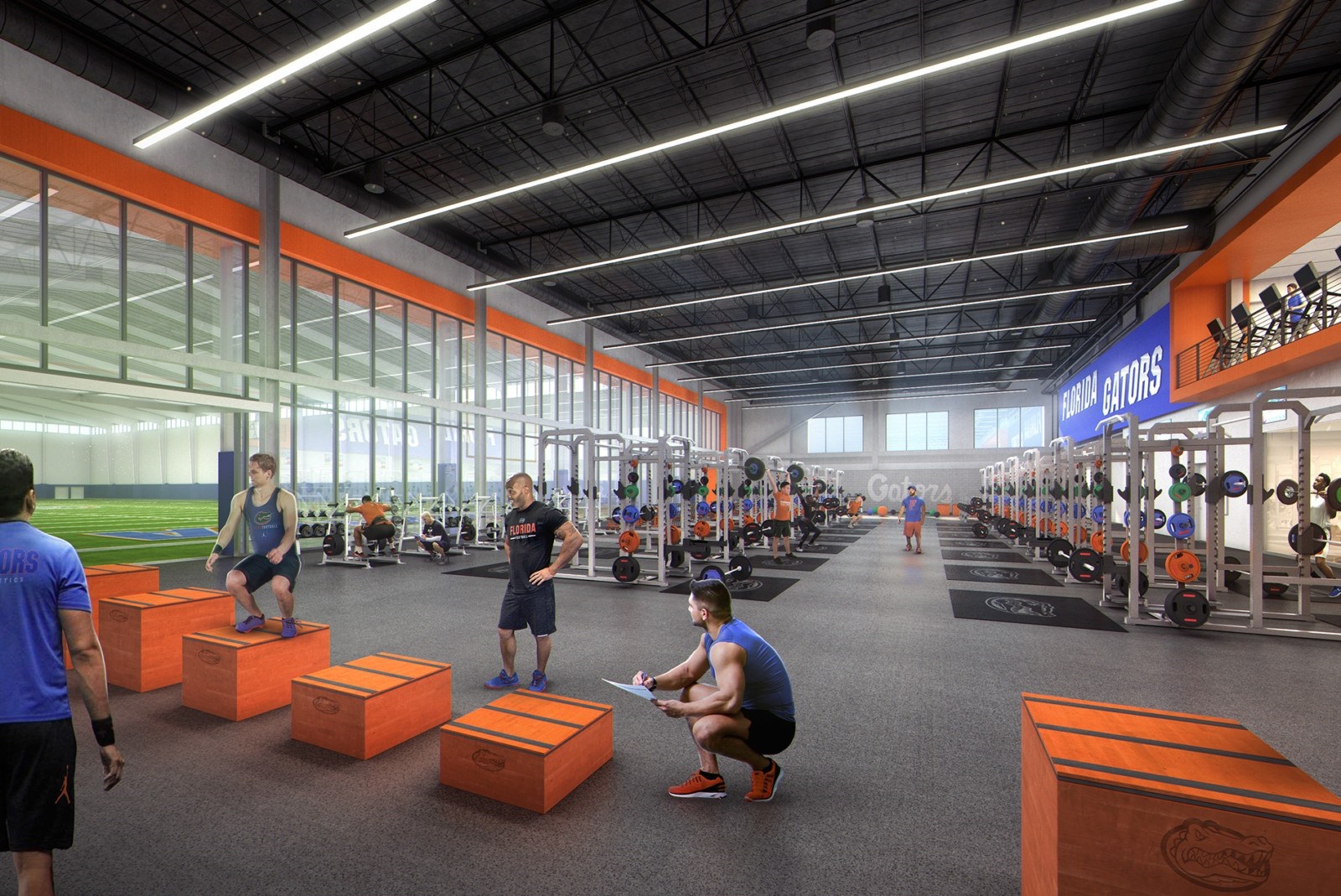 James W. "Bill" Heavener Football Training Center Parrish McCall