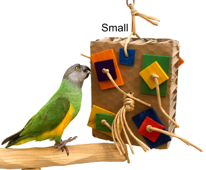 Parrot Wizard Shreddable Cardboard Parrot Toy