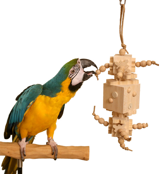 Parrot Wizard Woodland Parrot Maple Grove Toy for Large Parrots