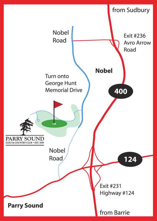 Contact Parry Sound Golf & Country Club