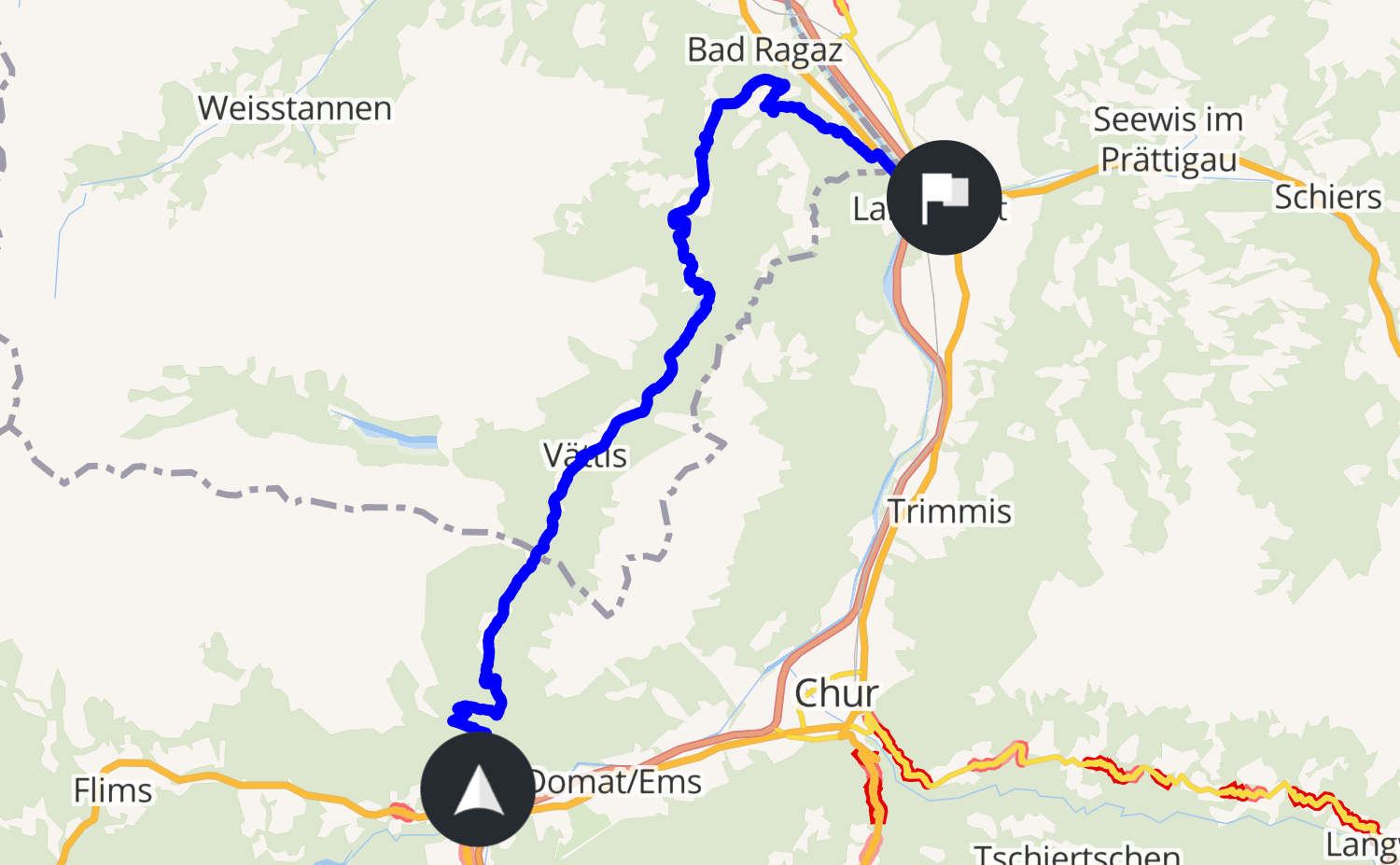 Kunkelspass Karte Kunkelspass