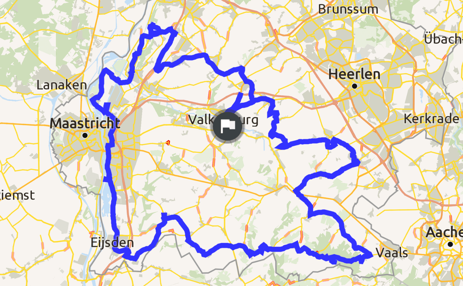 Mergelland Karte Mergellandroute