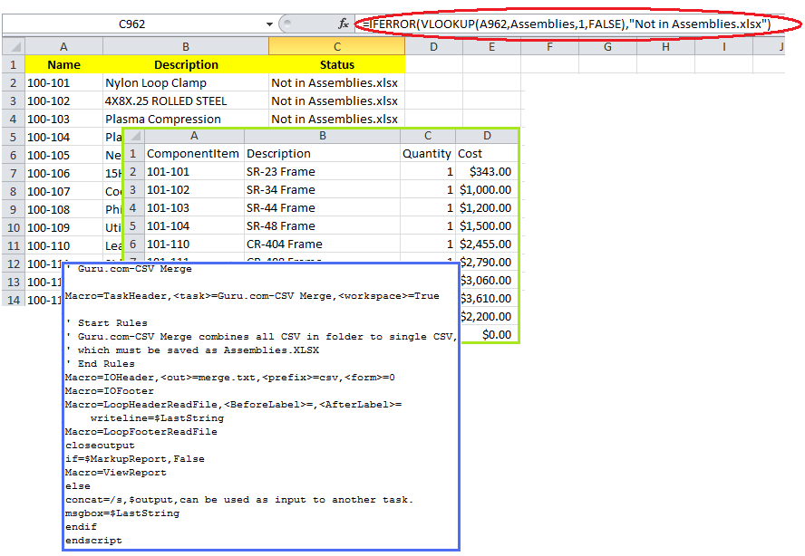 Merge Two Different Schema Files Into A Single Csv File In Oracle