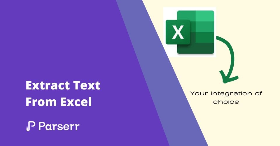 Extract Text from Excel Parserr