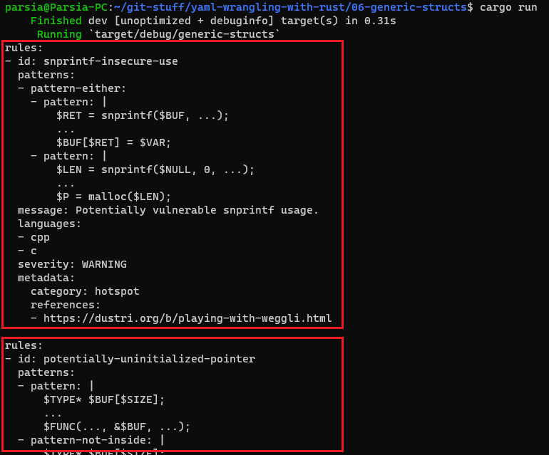 YAML Wrangling with Rust