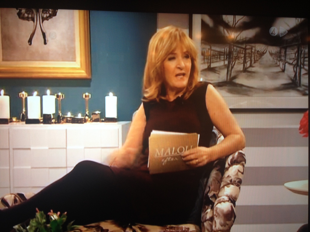 One more week in Swedish talkshow TV4, Efter Tio with Malou von Sivers