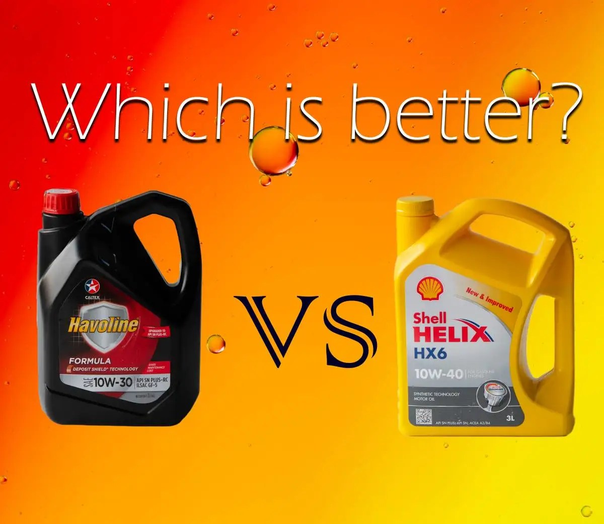 Shell Helix versus Caltex Engine Oils