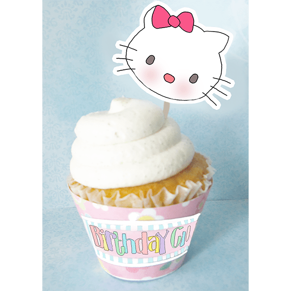 Hello Kitty Ideas CupcakeLiners Parties and Patterns