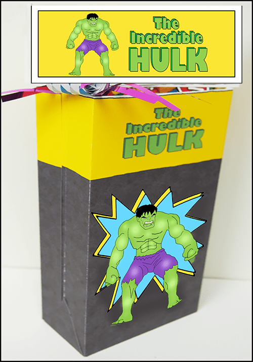 Hulk Party Ideas GoodieBags are perfect for parties