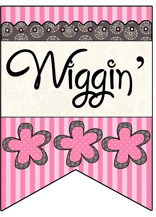 Printable Wiggin' Out Party Parties and Patterns Downloads