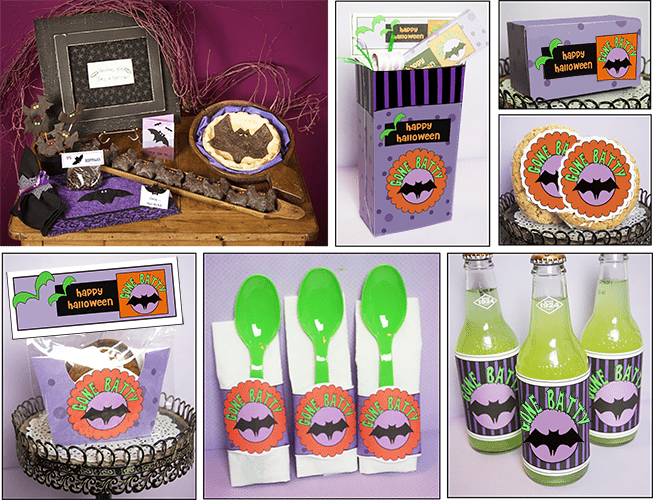 "Bat" Printable Halloween Party makes a fun Halloween party