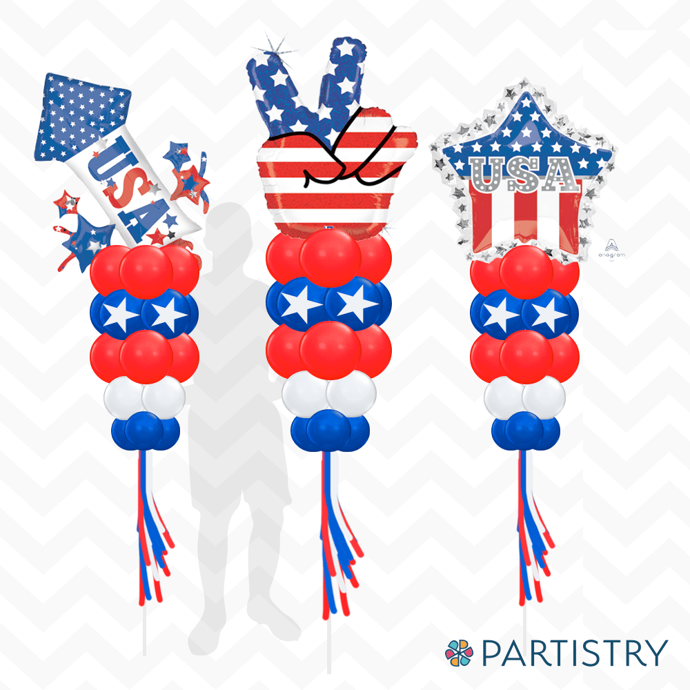 4th of July Yard Decor Large Partistry Events Baltimore, Washington