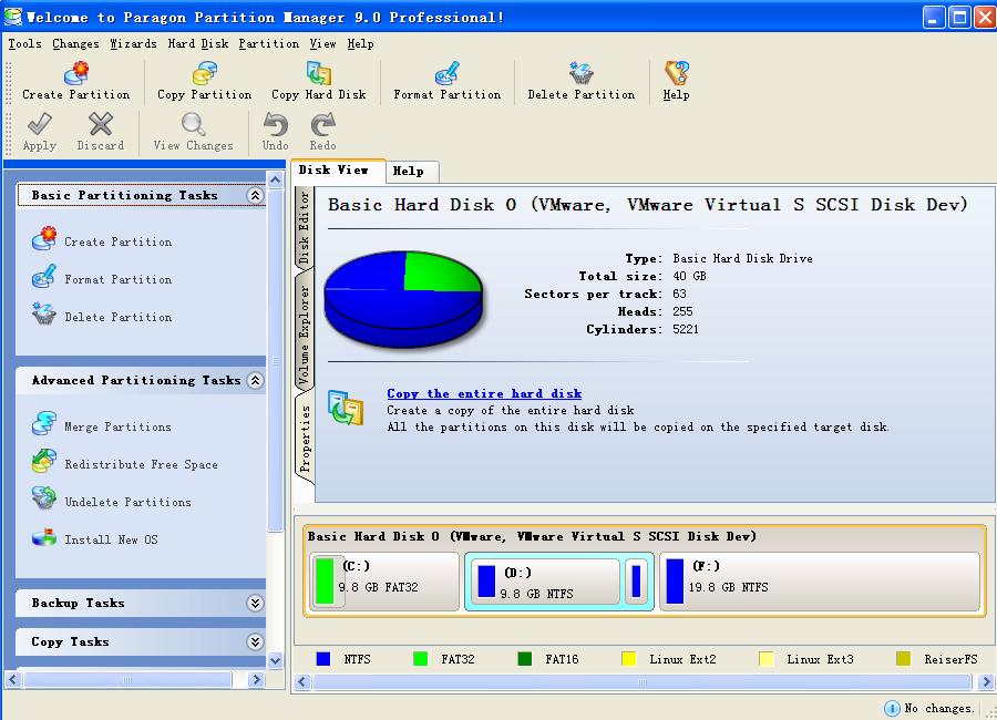 Paragon Partition Manager is a professional hard disk management