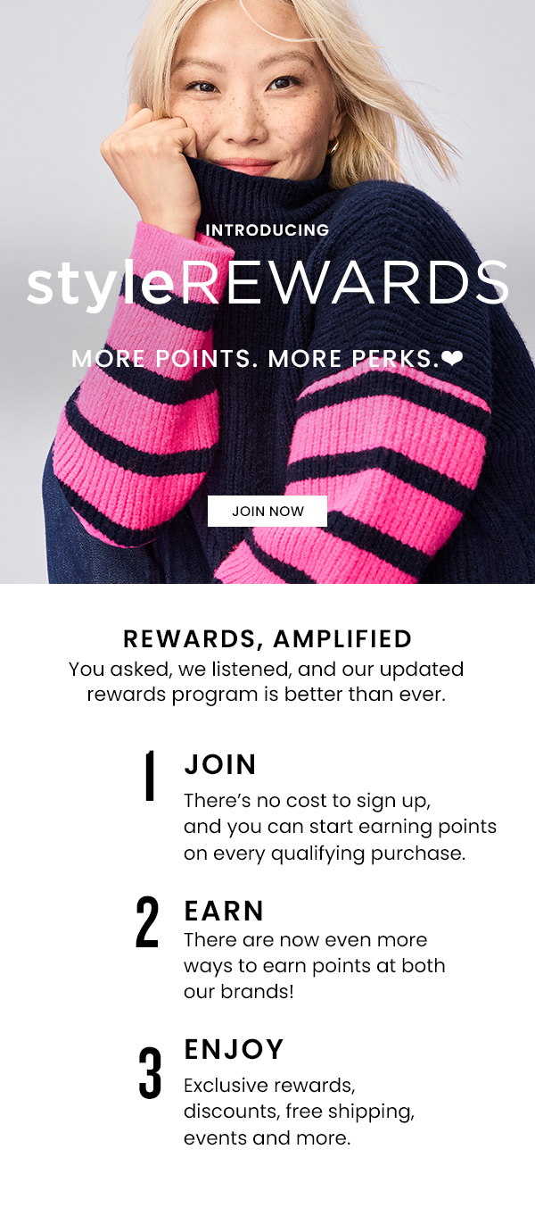 Introducing our styleREWARDS loyalty program! Lou And Grey