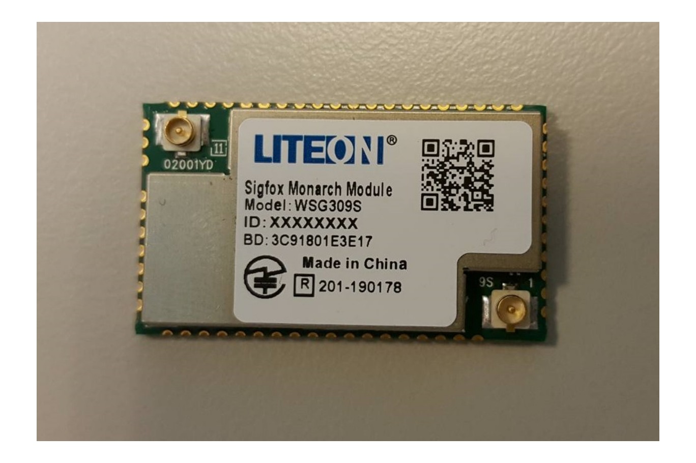 WSG309S Monarch Sigfox Partner Network The IoT solution book