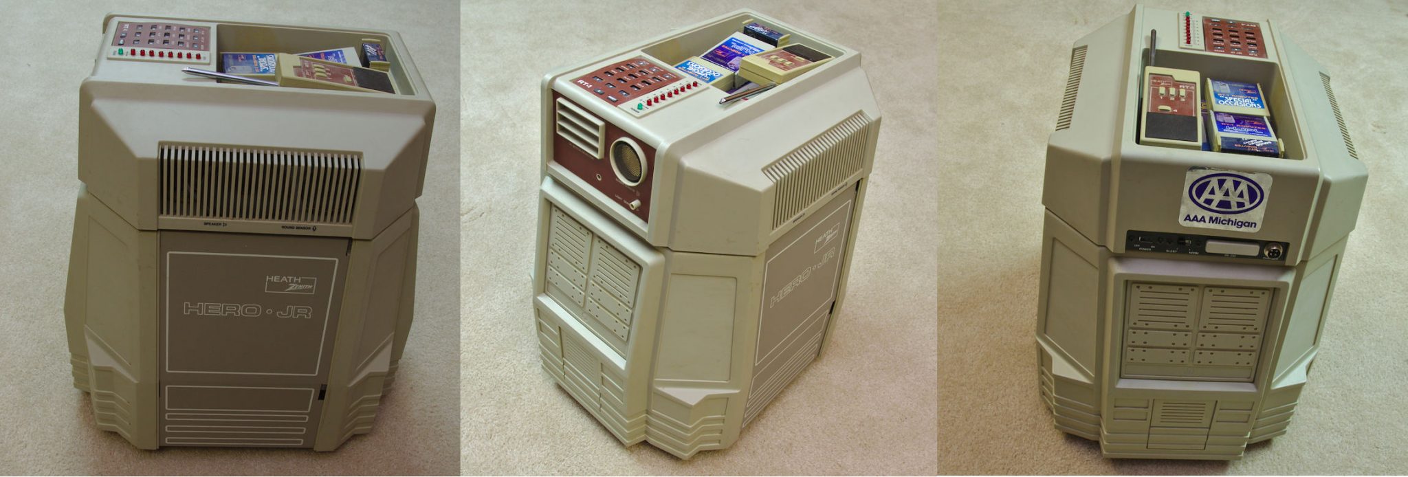 The Hero Jr. personal robot from HeathKit: a 1984 product way ahead of