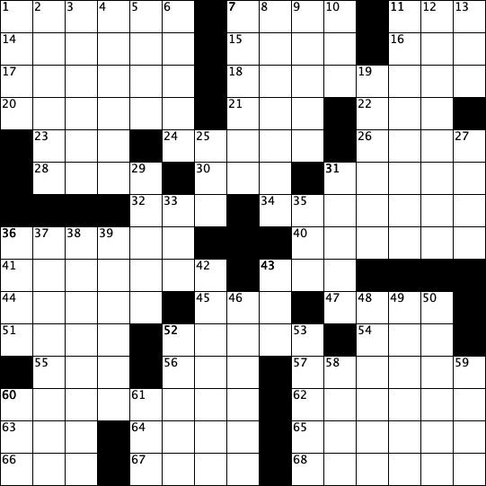 Oct. 13 Upside Down Mark's Word Puzzles