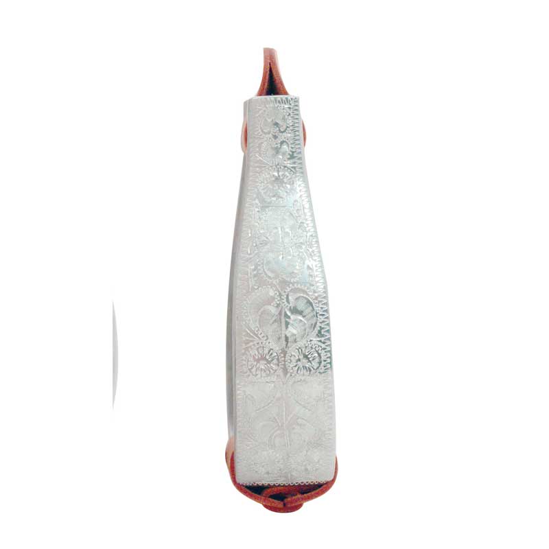 13/4" Engraved Visalia Aluminum Stirrups Partrade