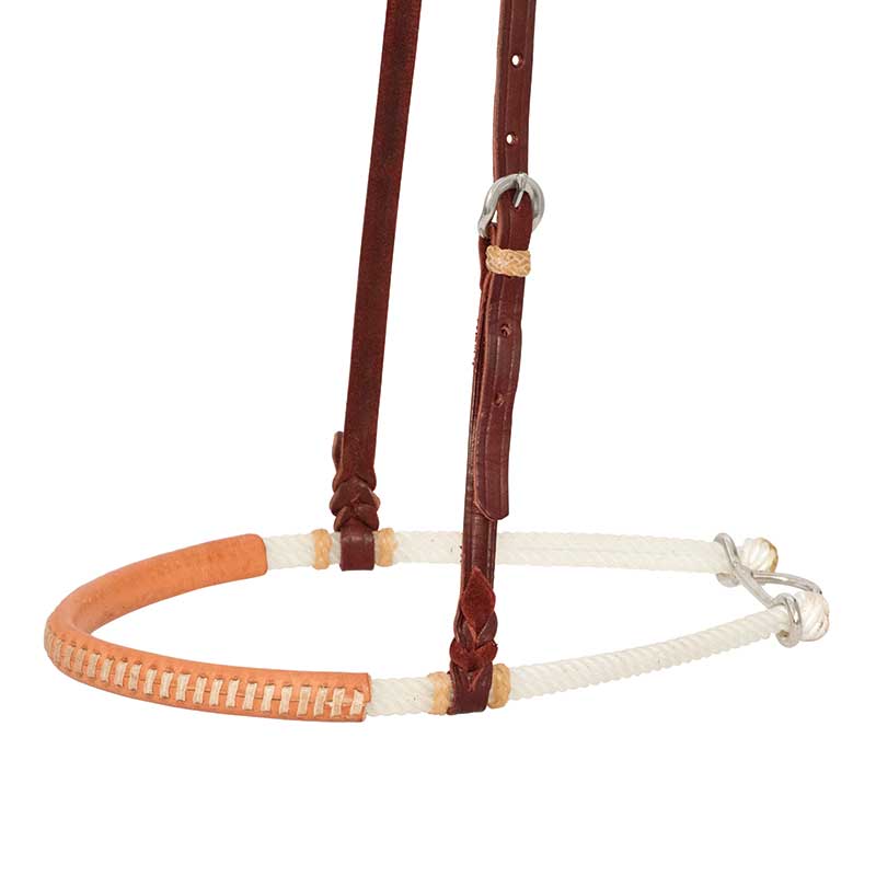 Leather Covered Double Rope Noseband Partrade