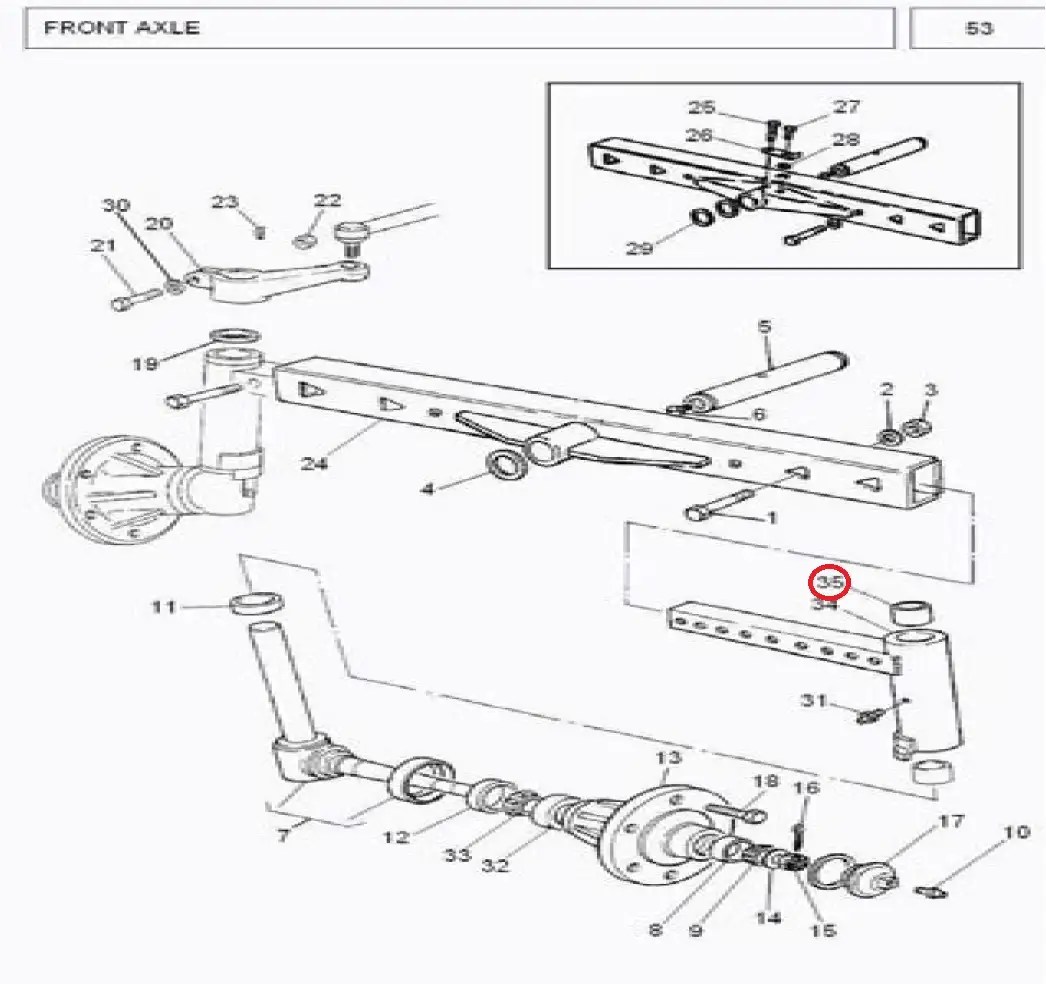 BUSH SPINDLE MTL PARTS