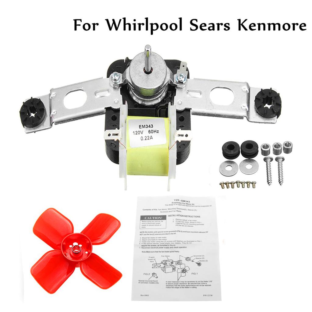 Whirlpool 482731 Evaporator Fan Motor Appliance Parts Expert