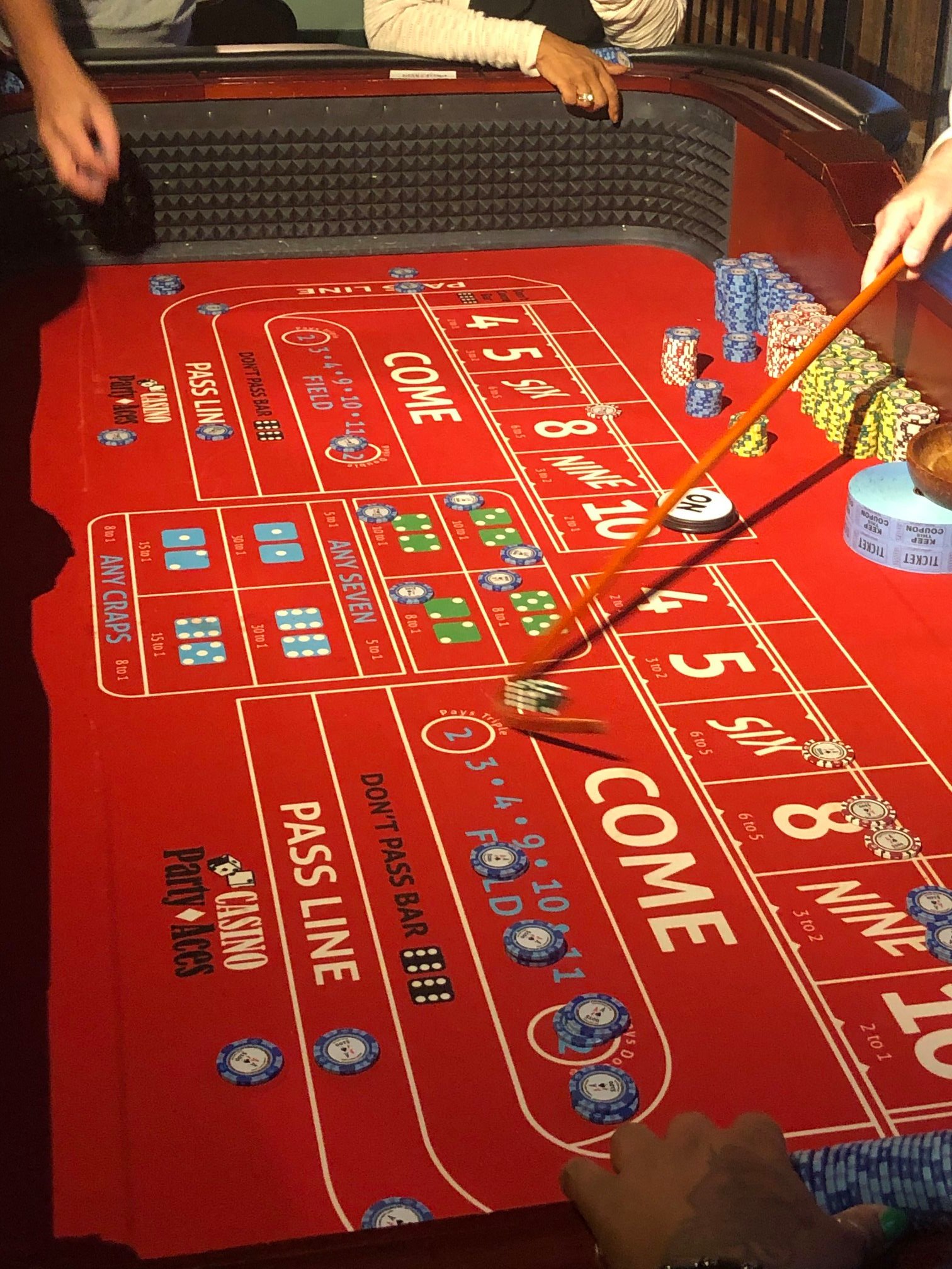 Craps Casino Party Aces