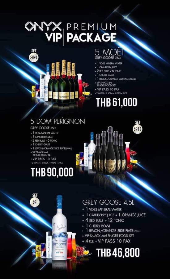Onyx Club Bangkok RCA Info, Prices, Bookings