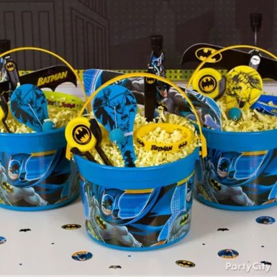 Batman Favor Bucket Idea Party City