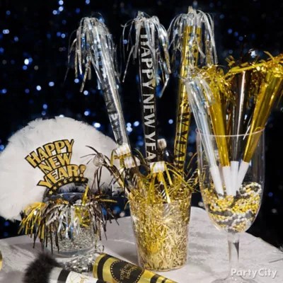 NYE Noisemakers Display Idea Party City
