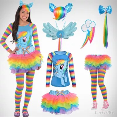 Girls' Rainbow Dash Costume Idea Top Girls' Halloween Costume Ideas Halloween Party Ideas