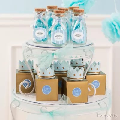 Prince Baby Shower Candy Display Idea Little Prince Baby Shower Ideas