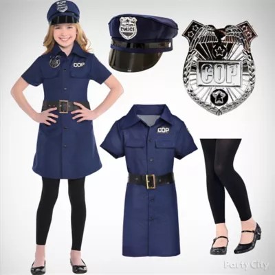 Girls' Police Officer Costume Idea Top Girls' Halloween Costume Ideas