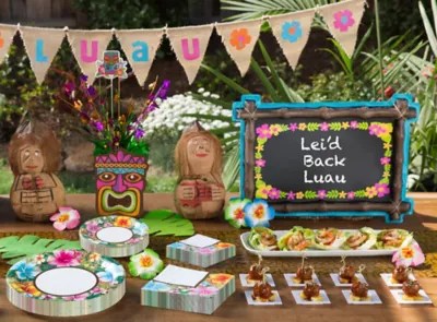 Totally Tiki Luau Party Ideas Party City