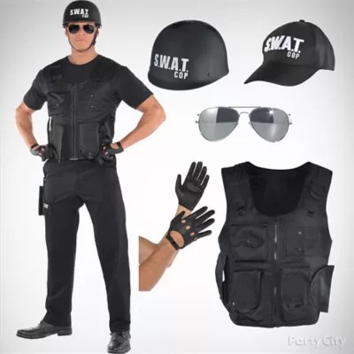 Mens SWAT Costume Idea Top Men's Halloween Costume Ideas Halloween Party Ideas Holiday