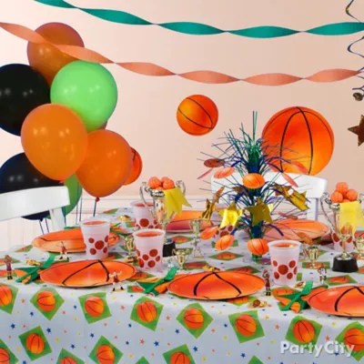 Basketball Party Table Idea Party City