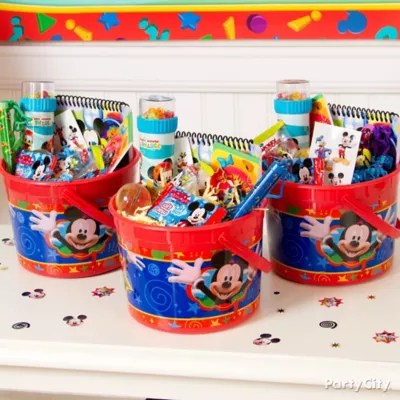 Mickey Mouse Favor Bucket Idea Party City