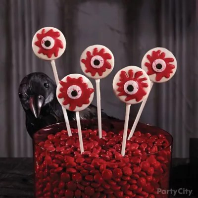 Bloody Good Eerie Eyeball Pops How To Party City