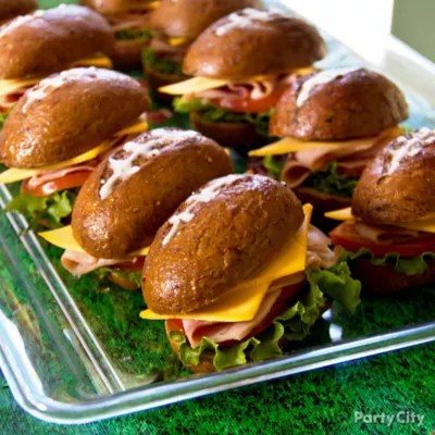 Football Sandwiches Idea Party City