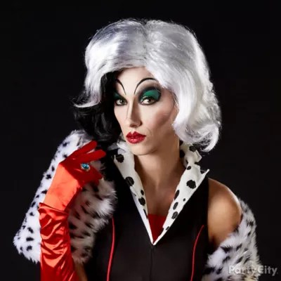 Cruella de Vil Makeup How To Halloween Makeup and Hair How To's