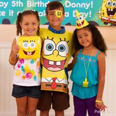 SpongeBob Birthday Costume Idea Dress Up Ideas SpongeBob Party