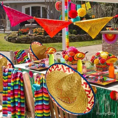 Fiesta Celebration Patio Decorating Ideas Cinco de Mayo Party Ideas