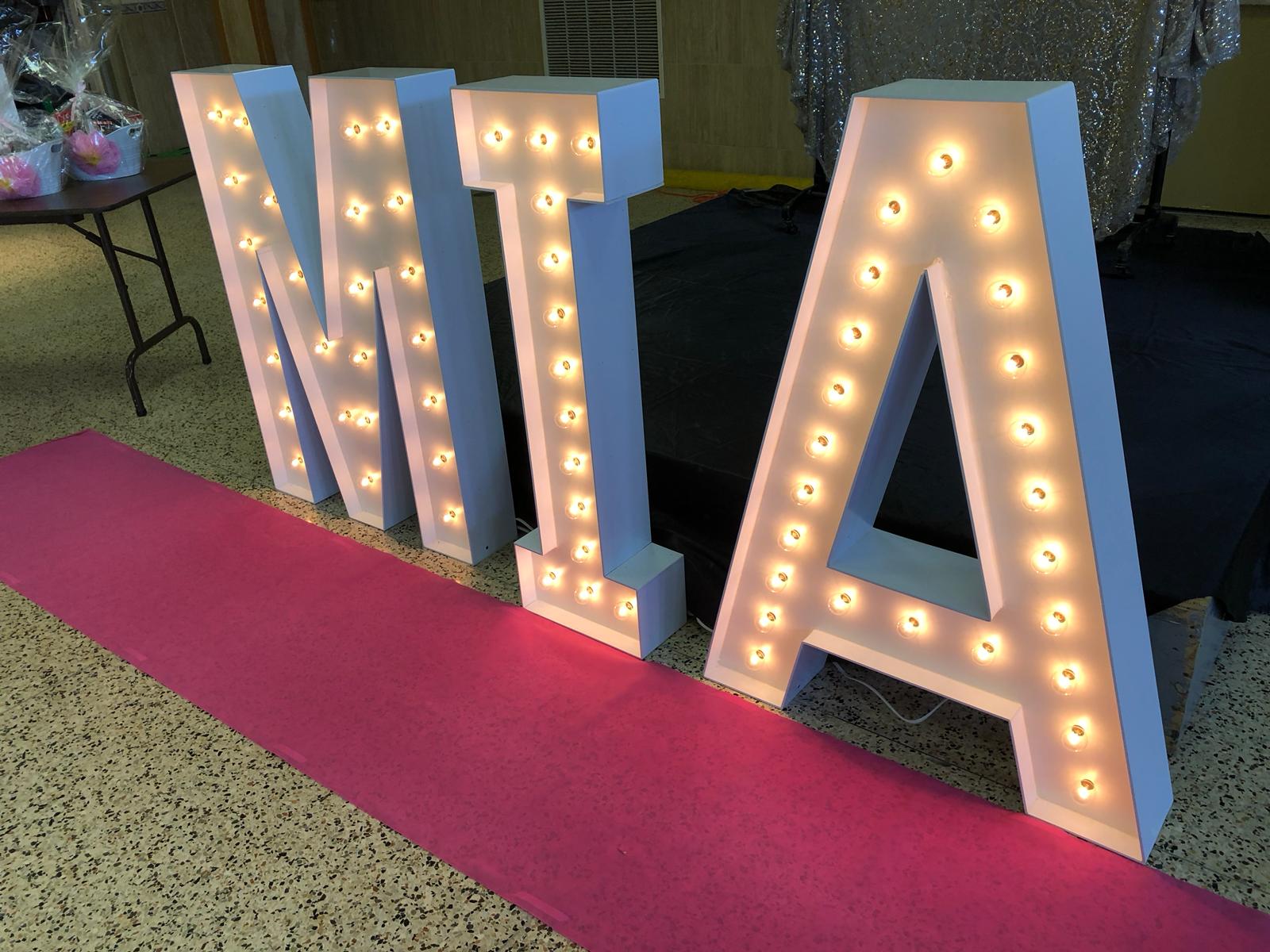 Custom Marquee Letters Party Decor Canada